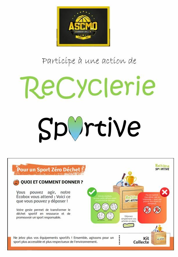 Collecte des équipements sportifs à la salle Jean Corbignot