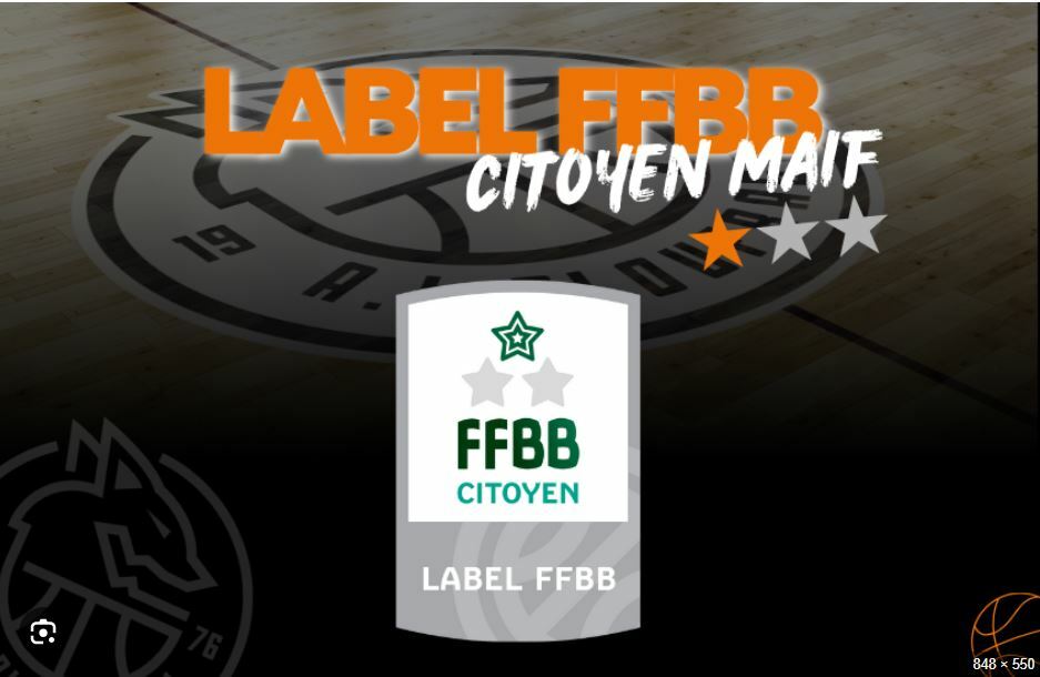 Dépôt dossier pour LABEL FFBB CITOYEN