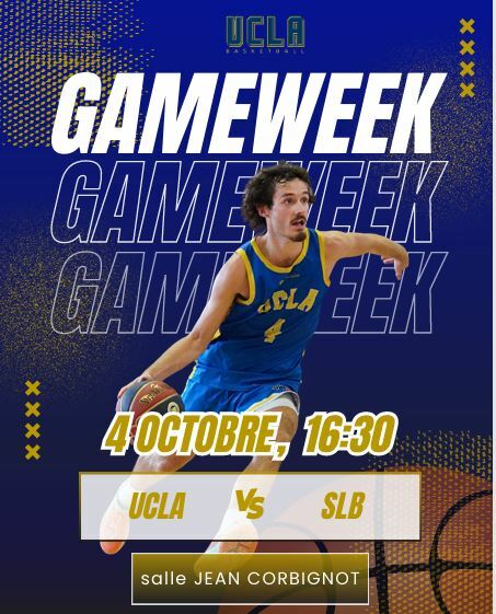 Match R1 : UCLA - Sud Lyonnais Basket à Lissieu le 4/10/2026