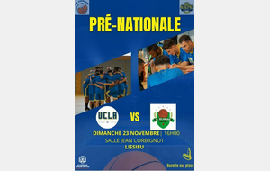 Match R1 : UCLA - Etoile de Chamalières à Lissieu le 22/03/2025