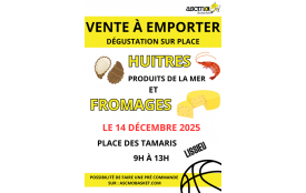 Commande Douzaine huitres pour retrait le 14 Décembre